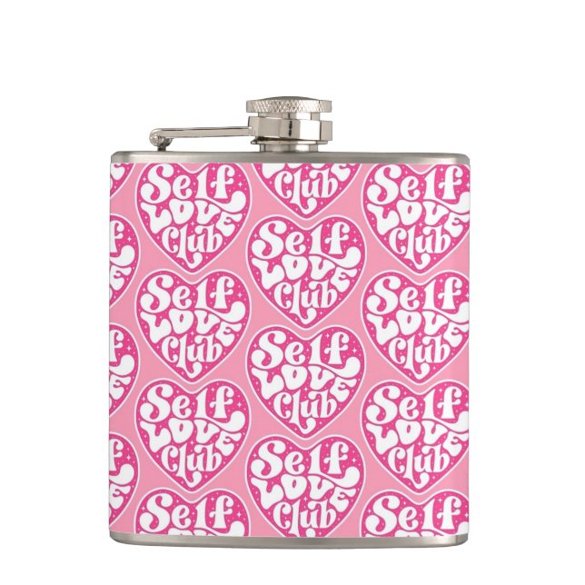Self Love Club Flask (Front)