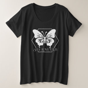Self Love Club Inspiring Butterfly T-Shirt Plus Size T-Shirt