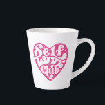 Self Love Club Latte Mug<br><div class="desc">🖤</div>
