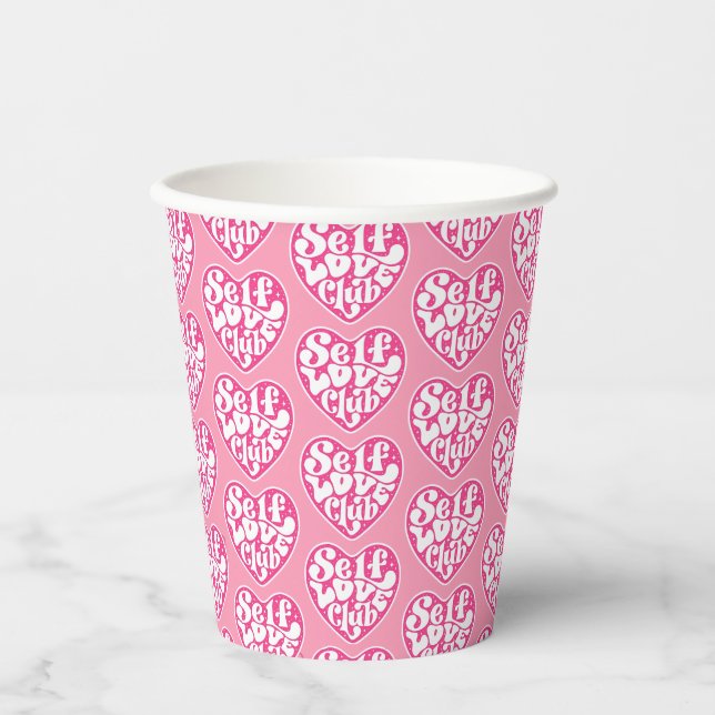 Self Love Club Paper Cups (Front)