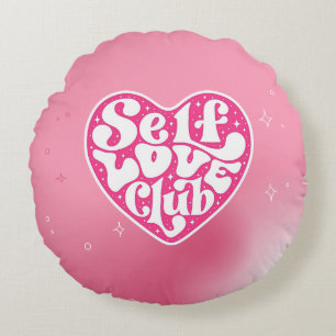 Self Love Club Round Cushion