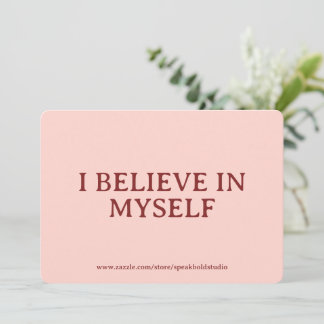 Self-Love, Confidence, Custom Gift for Her Holiday Card