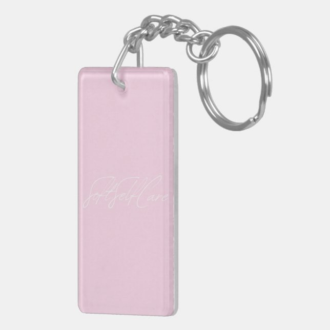 Self-Love Everyday – Inspirational Self-Care Keych Key Ring (Back Right)