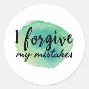 self love inspirational words for  self care classic round sticker