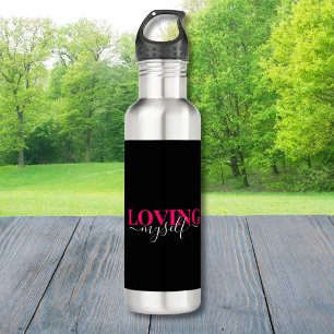 Self-Love is the Best Love Loving Myself  Coffee M 710 Ml Water Bottle