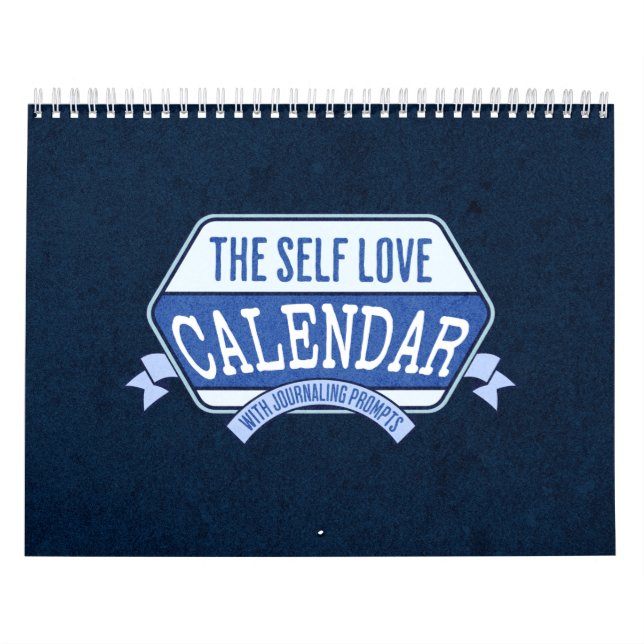 Self Love Journalling prompts Two Page Calendar (Cover)