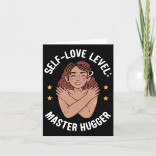 Self-love Level Master Hugger Sticker Card