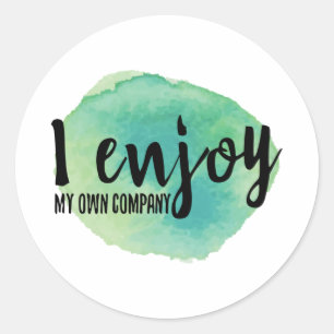 self love positive vibes sayings for self care classic round sticker