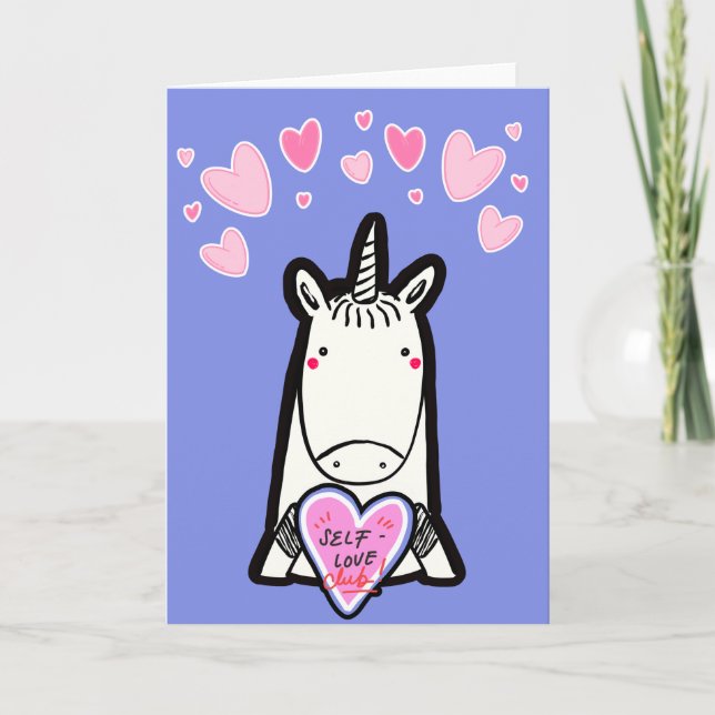 Self-Love Unicorn Card (Front)