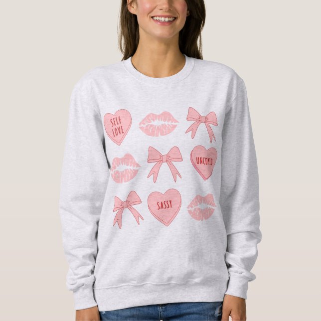 Self-Love Valentine’s Day T-Shirt  Sweatshirt (Front)