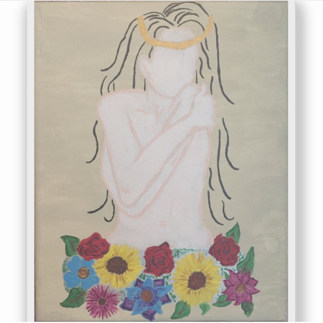 "Self Love" Water Bottle Sticker (Front)