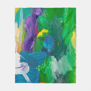 Self made abstract background. abstract,acrylic,ar fleece blanket
