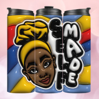 SELF MADE - Afro-American Woman Tumbler