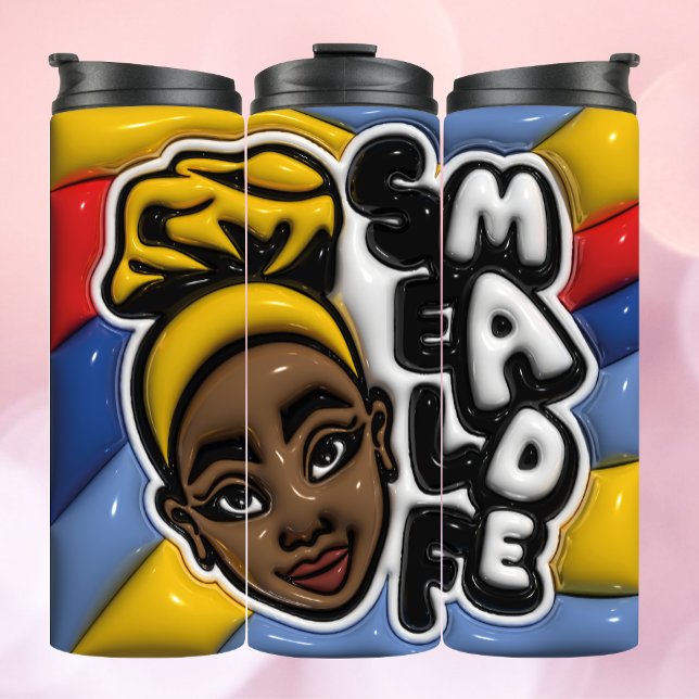 SELF MADE - Afro-American Woman Tumbler (Creator Uploaded)