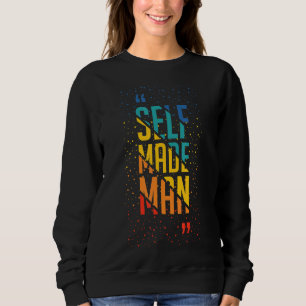 Self Made Man Rainbow Hearts Flag Lgbt For Pride M Sweatshirt