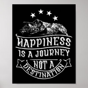 Self-motivation By Mr.y.t. Hapness Is A Journey, N Poster