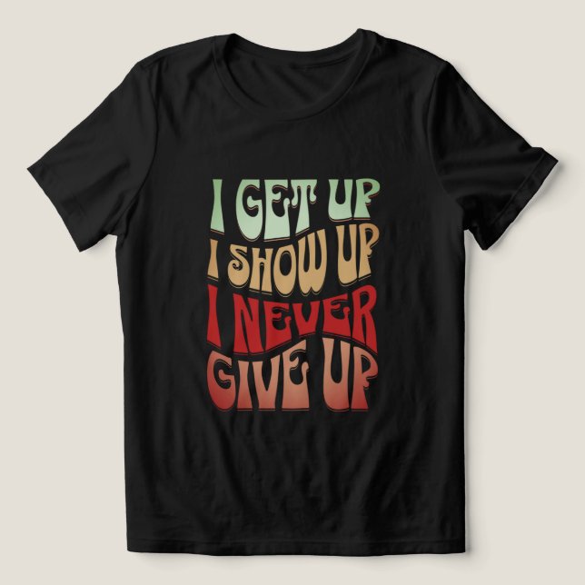 Self-motivation T-Shirt Tri-Blend Shirt (Design Front)