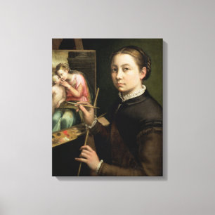 Self portrait, 1556 canvas print