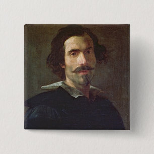 Self Portrait 15 Cm Square Badge