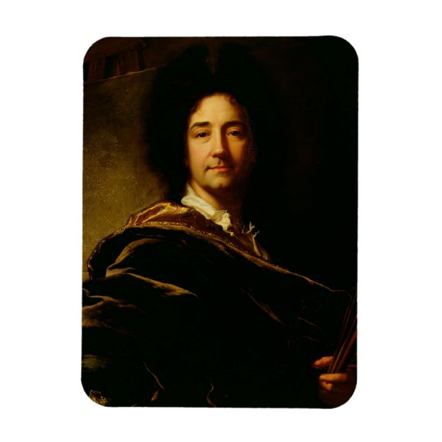 Self Portrait, 1716 (oil on canvas) Magnet (Vertical)