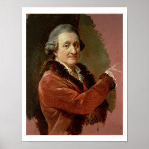 Self Portrait, 1773-87 (oil on canvas) Poster