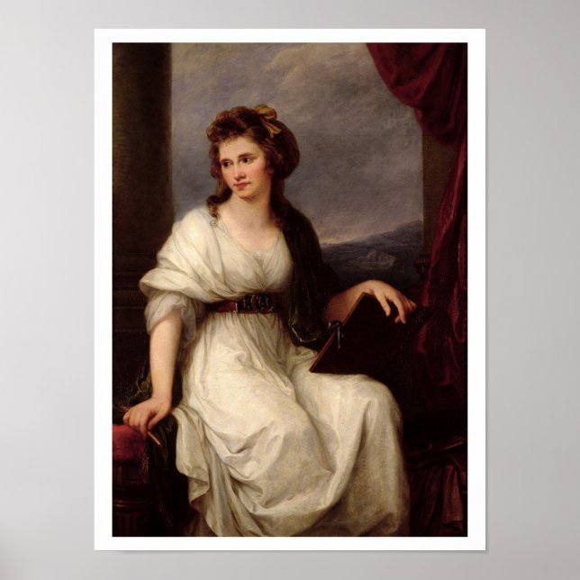 Self Portrait, 1787 (oil on canvas) Poster (Front)