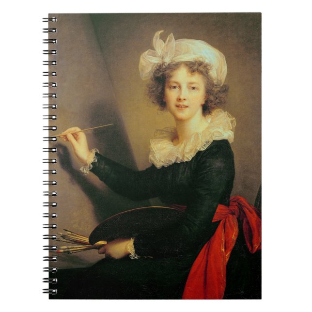 Self Portrait, 1790 (oil on canvas) Spiral Notebook (Front)