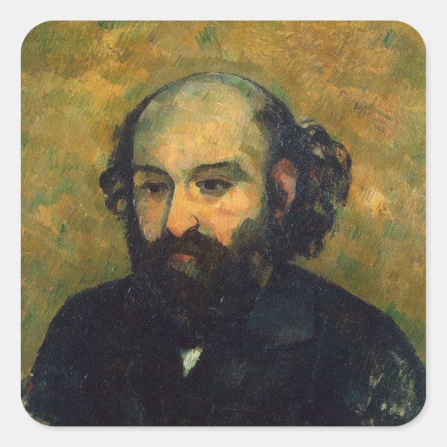 Self Portrait, 1880-81 Square Sticker (Front)
