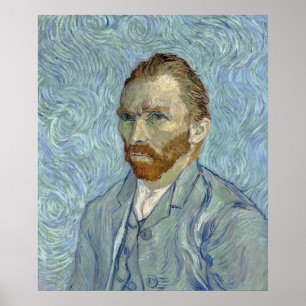 Self Portrait 1889 by Vincent van Gogh Poster