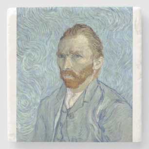 Self Portrait 1889 by Vincent van Gogh Stone Coaster