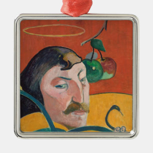 Self-Portrait, 1889 (oil on wood) Metal Tree Decoration