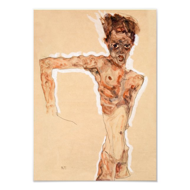 Self Portrait (1911) | Egon Schiele | Photo Print (Front)