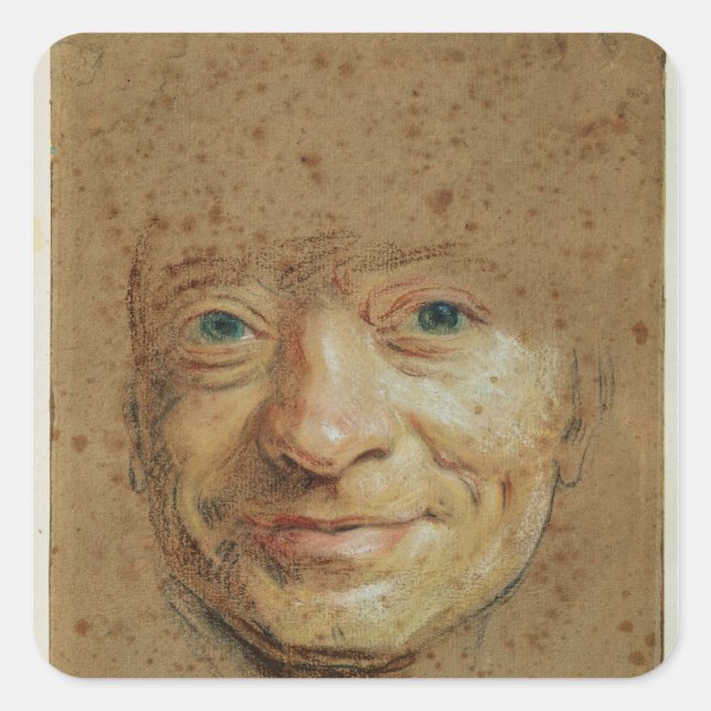 Self Portrait 2 Square Sticker (Front)