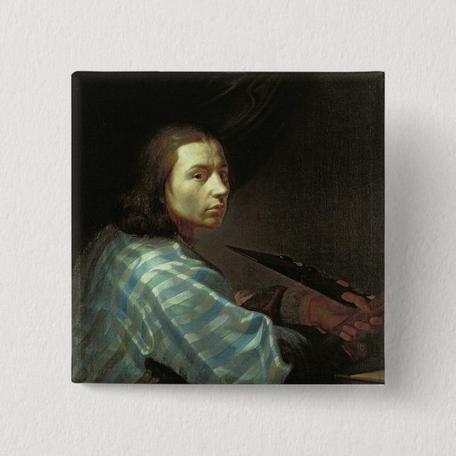 Self Portrait 5 15 Cm Square Badge (Front)