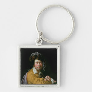 Self Portrait at the age of about Forty, c.1772-3 Key Ring