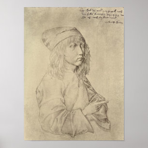 Self portrait at the age of thirteen, 1484 poster