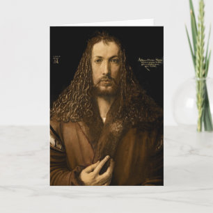 Self Portrait at the Age of Twenty-Eight, 1500 Card