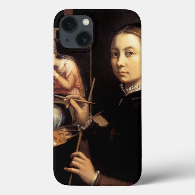 Self Portrait at the Easel Case-Mate iPhone Case (Back)