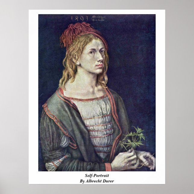 Self-Portrait By Albrecht Durer Poster (Front)
