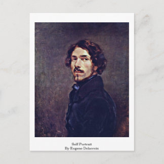 Self-Portrait By Eugene Delacroix Postcard