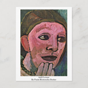 Self-Portrait By Paula Modersohn-Becker Postcard