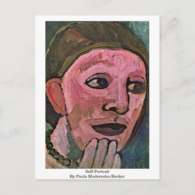 Self-Portrait By Paula Modersohn-Becker Postcard (Front)