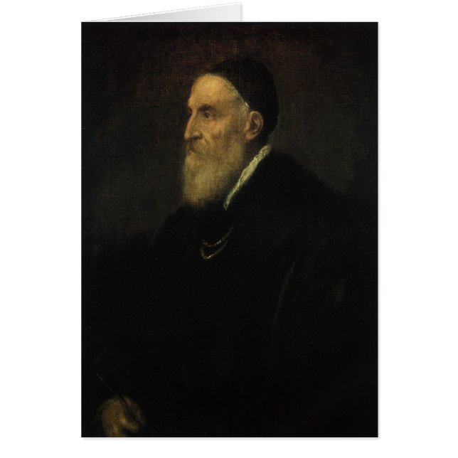 Self Portrait by Titian, Vintage Renaissance Art (Front)