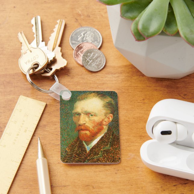 Self Portrait by Vincent van Gogh Key Ring (Desk)