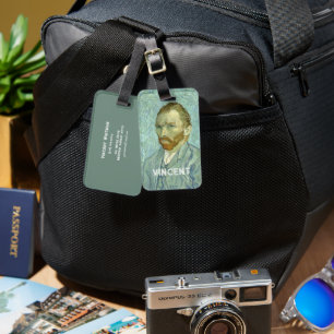 Self-Portrait by Vincent Van Gogh Luggage Tag
