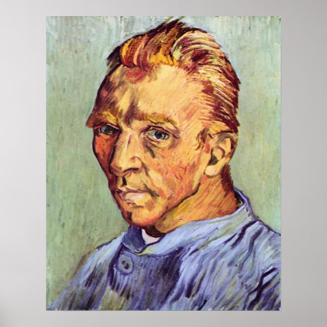 Self-Portrait by Vincent van Gogh Poster (Front)