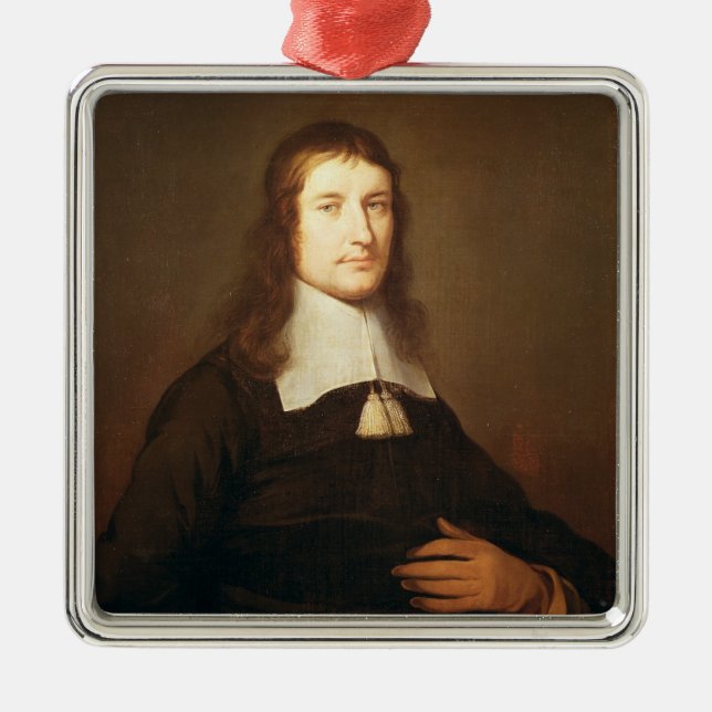 Self Portrait, c.1625 Metal Tree Decoration (Front)