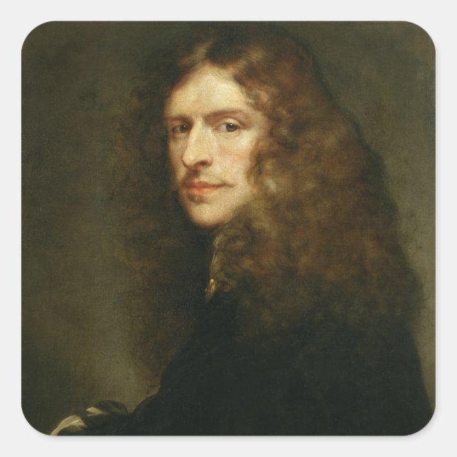 Self Portrait, c.1652 Square Sticker (Front)