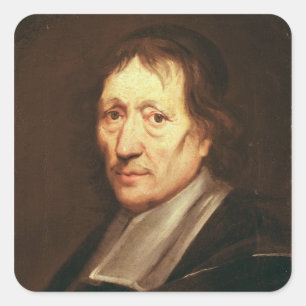 Self Portrait, c.1672 Square Sticker