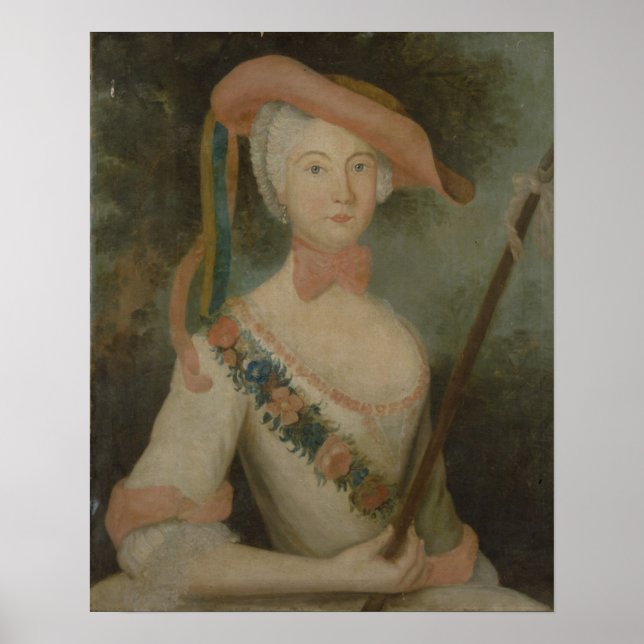 Self Portrait, c.1725-40 Poster (Front)